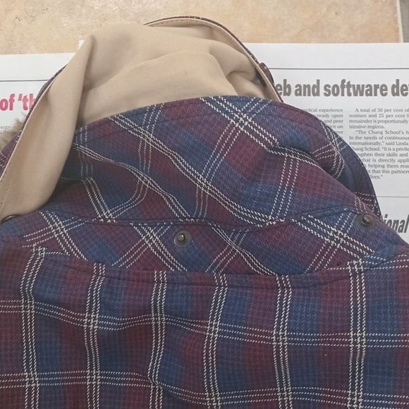 Mens Sean John Fur collared Jacket Purple XL.. - Picture 5 of 5